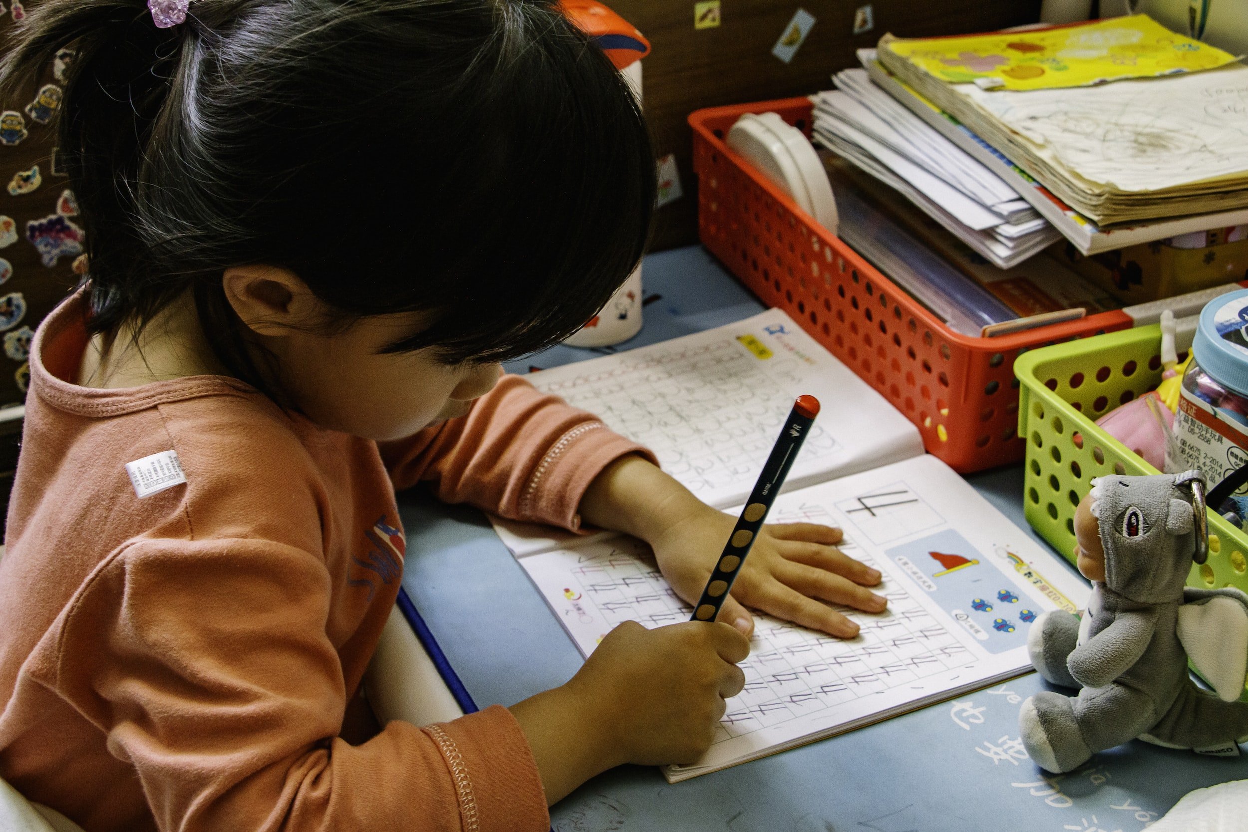 Children doing Hands-On STEM work